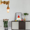 Hand Shape Arm Hemp Wall Lamp