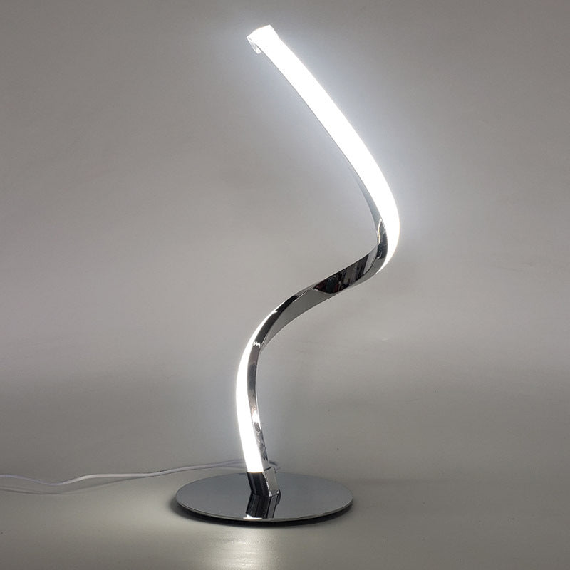 Iron Aluminum PVC Line Table Lamp