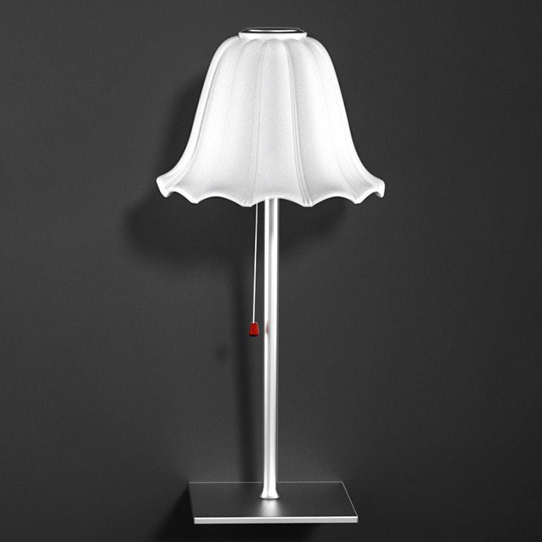 Flower Aluminum Glass Bedroom Table Lamp