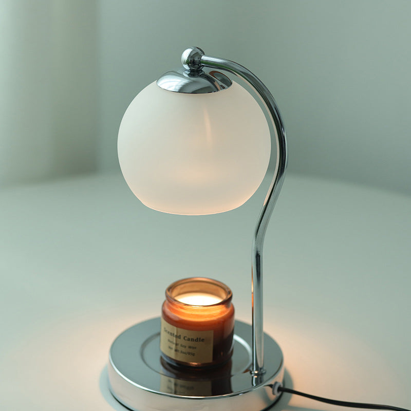 Orb Iron Glass Melting Table Lamp