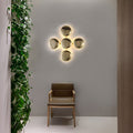 Titanium Round Circle 10/14/24 14-Light Wall Lamp