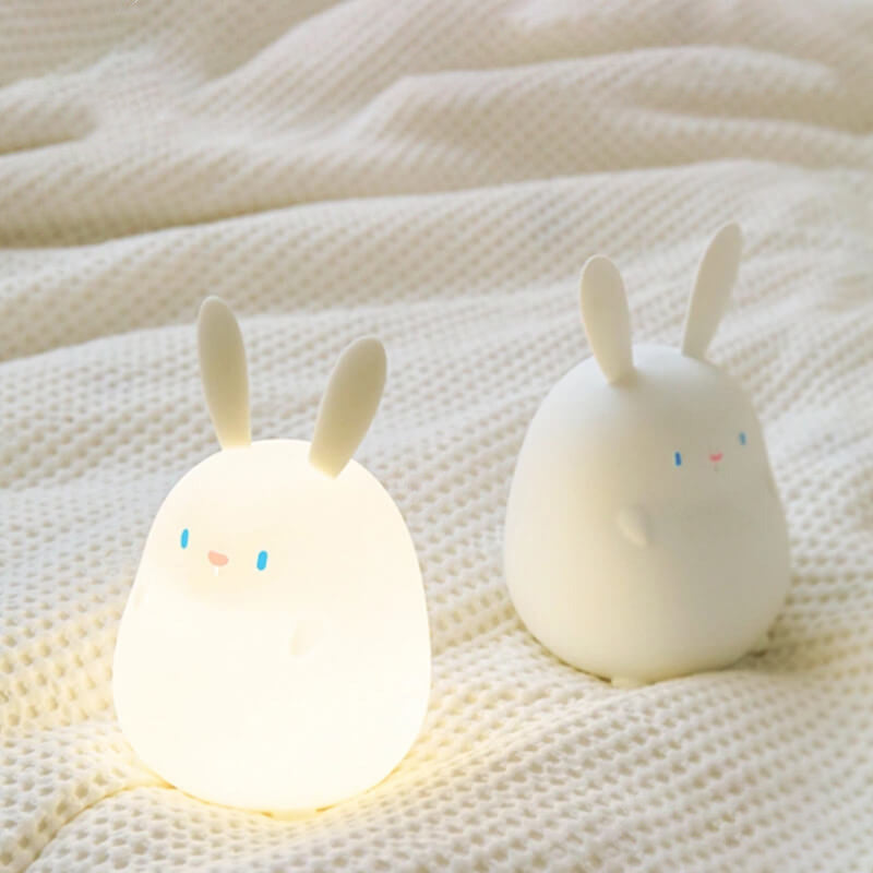 Cartoon Silicone Little Rabbit Table Lamp