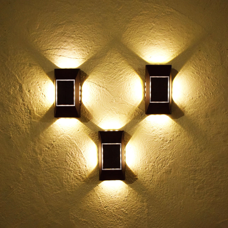 Sensor Rectangle ABS Plastic Outdoor Light