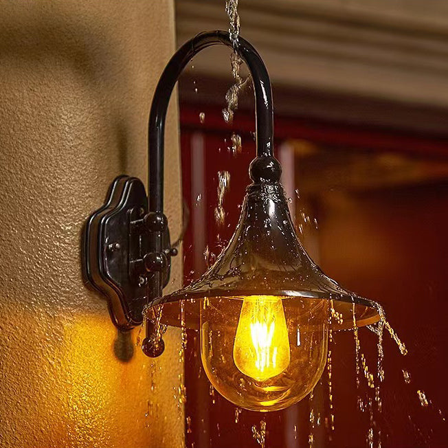 Aluminum Horn Shape Patio Outdoor Light