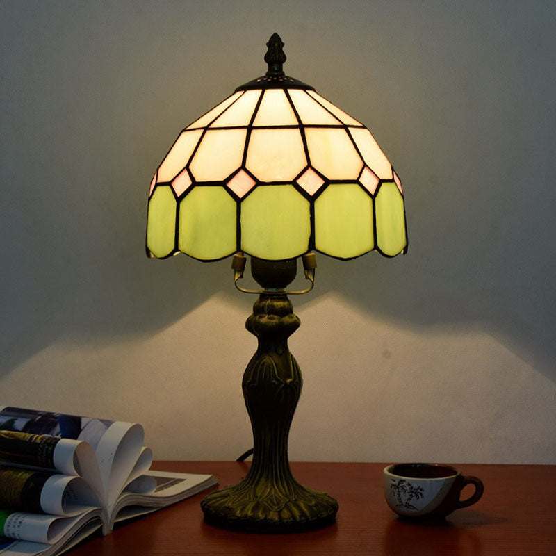Aluminum Alloy Glass Dome Table Lamp