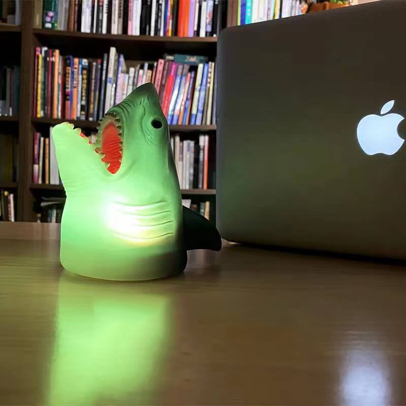 Shark Silicone Pat Night Table Lamp