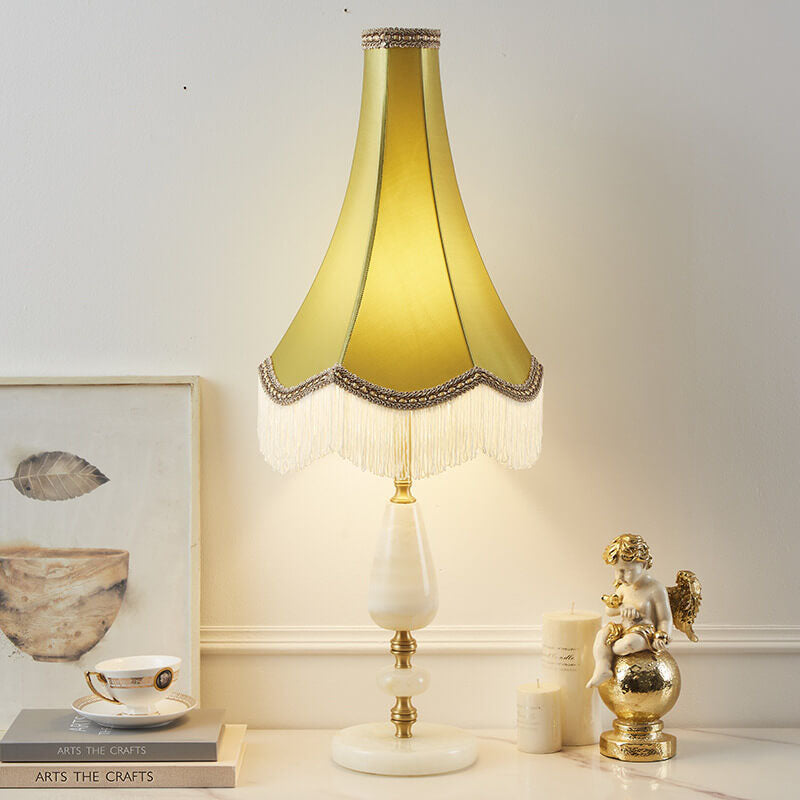 Court Tassel Copper Table Lamp