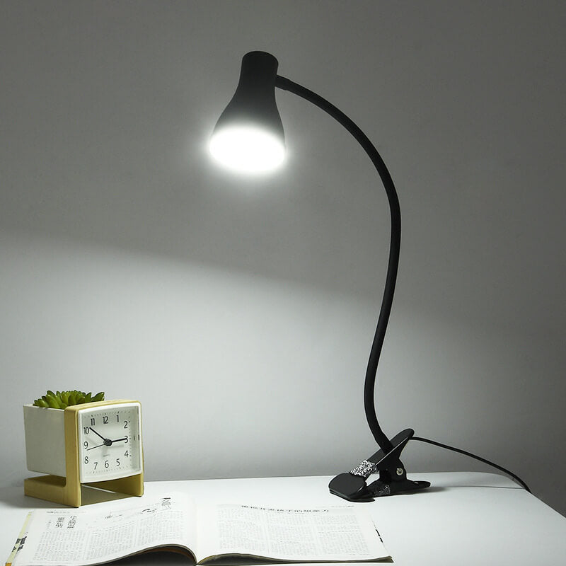 Black Clip-on Eye Protection Table Lamp
