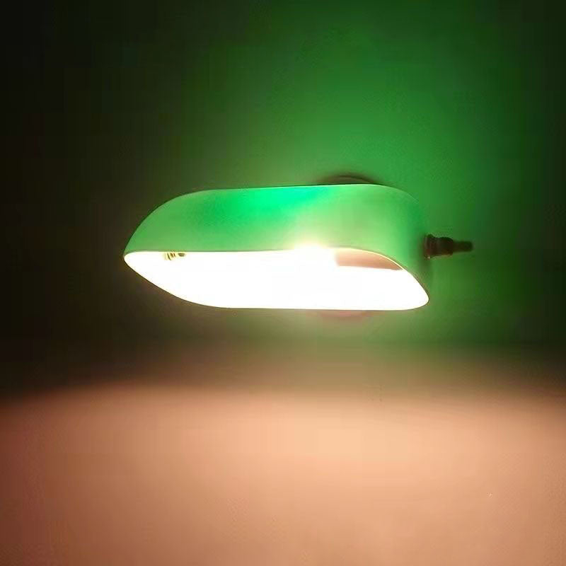 Glass Iron Round Zipper Wall Lamp