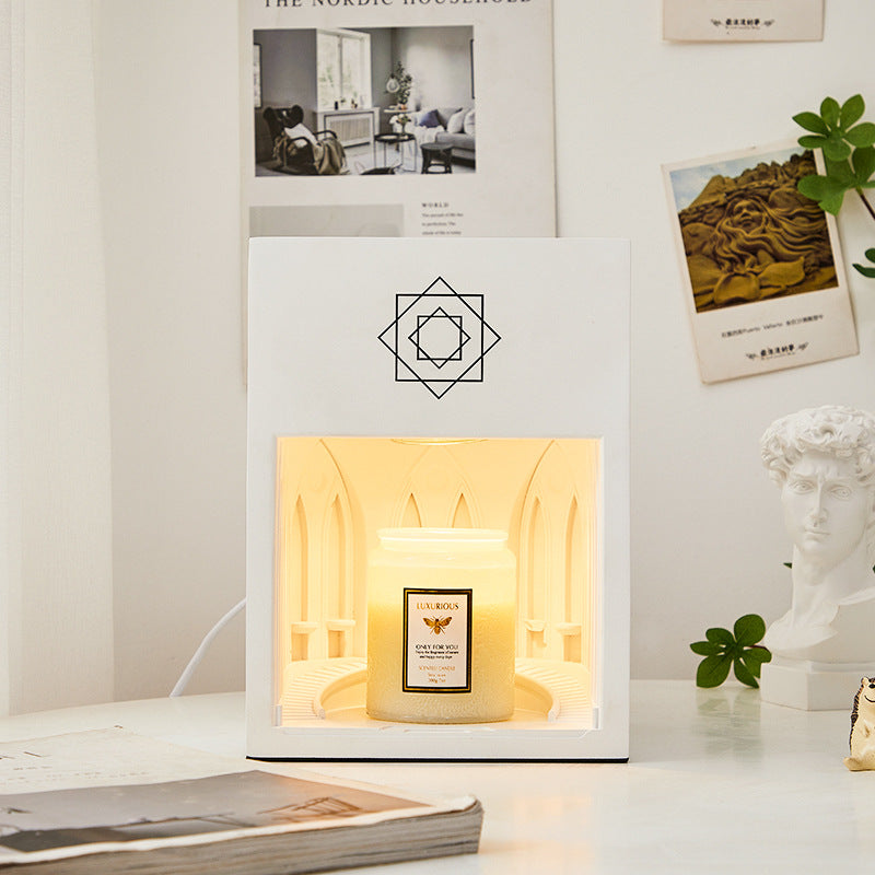 Square Resin Melting Wax Table Lamp