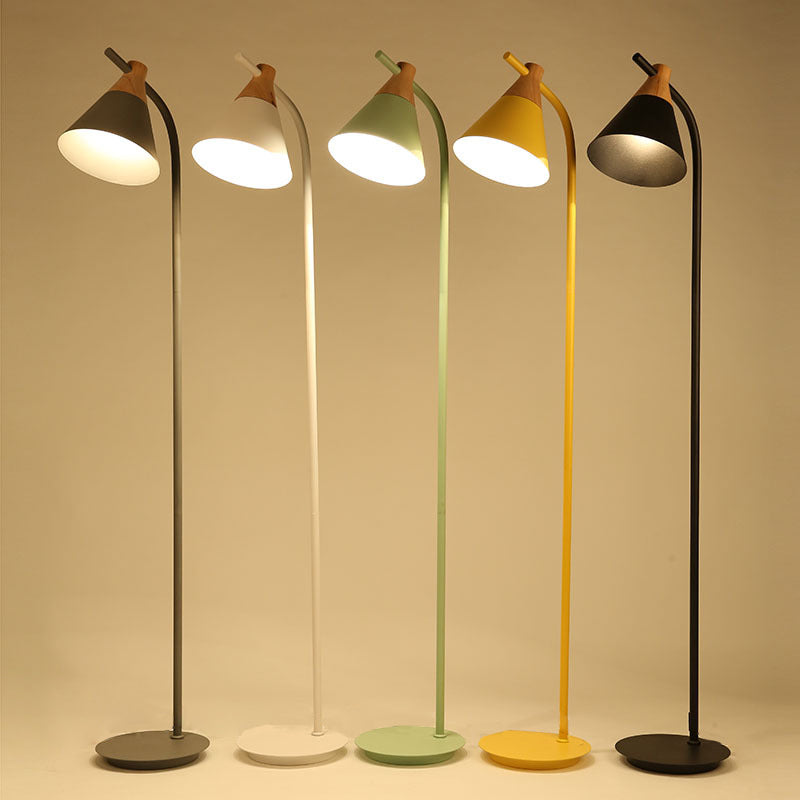 Nordic Creative Macaron Cone Floor Lamp