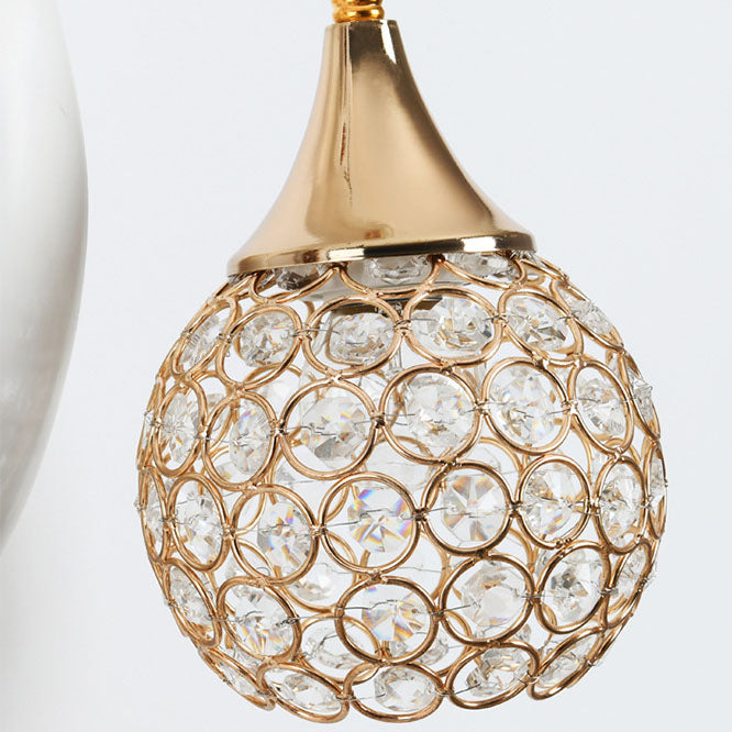 Resin Antler Crystal Ball Wall Lamp
