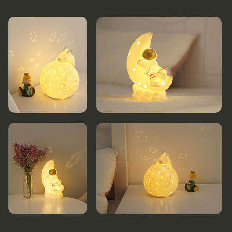 Astronaut Rabbit Rechargeable Night Table Lamp