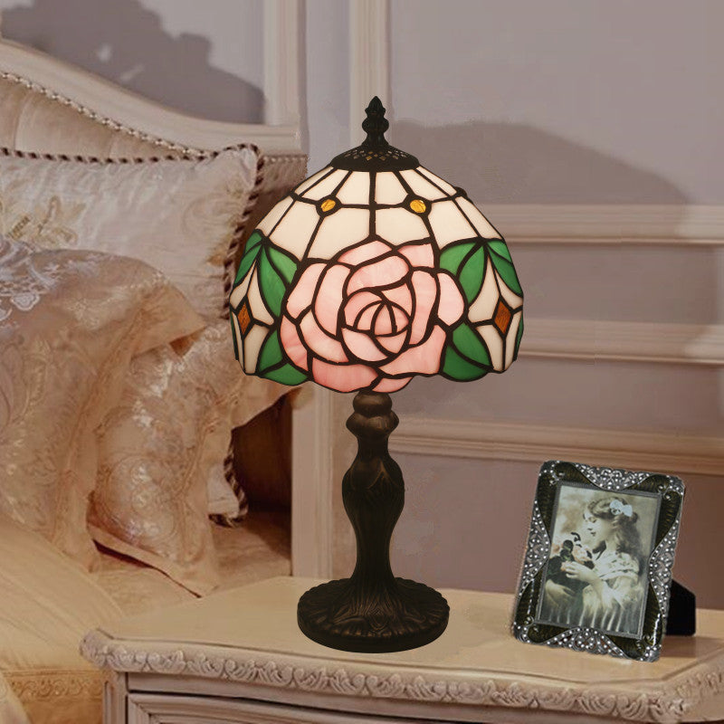 Dome Rose Zinc Alloy Table Lamp