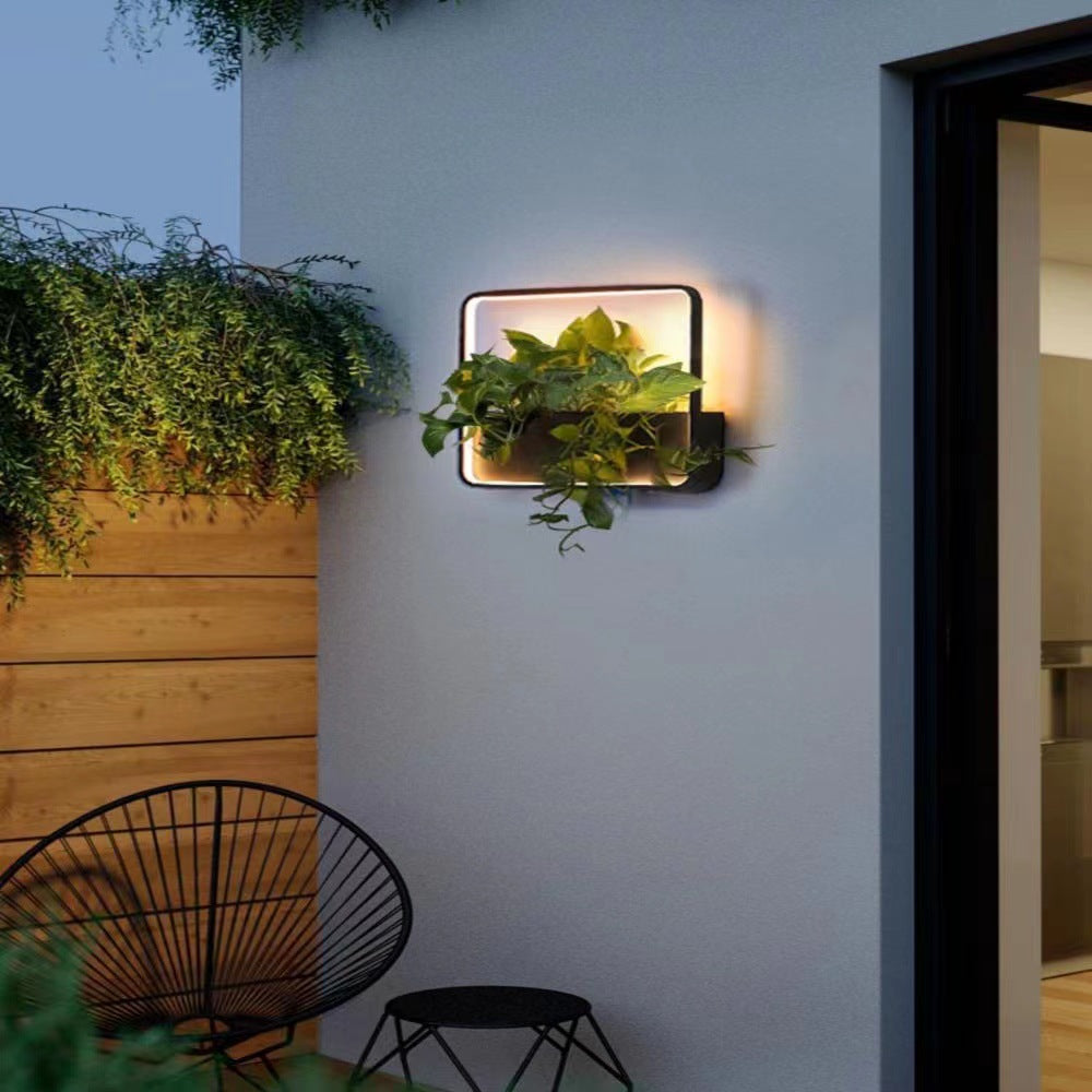 Aluminum Stainless Steel Square Outdoor Light