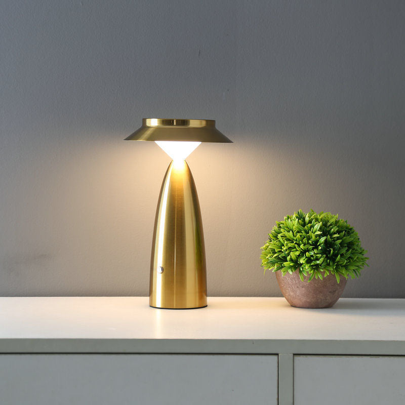 Mushroom Iron Acrylic Bedroom Table Lamp