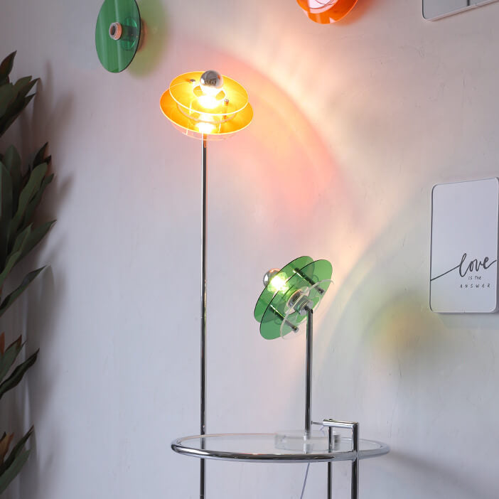 Acrylic Space Saucer Design Table Lamp
