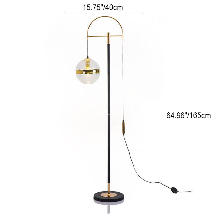 Fishing Rod Ball Iron Floor Lamp