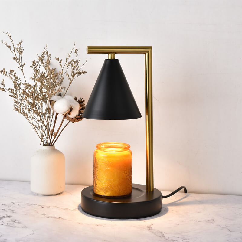 Cone Right Angle Arm Table Lamp