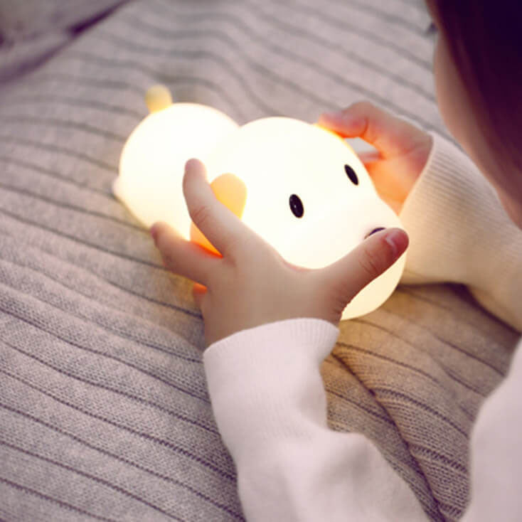 Cartoon Dumb Dog Silicone Table Lamp
