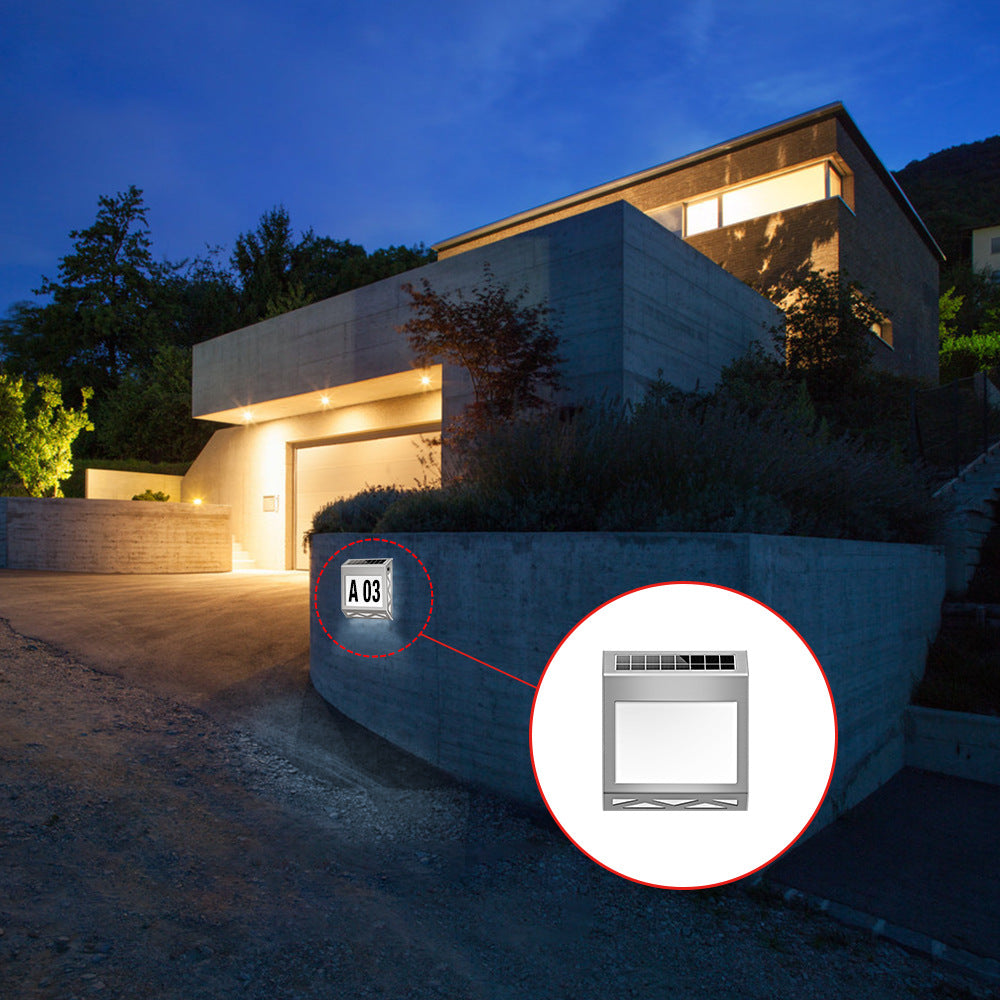 Square Stainless Steel PP Outdoor Light