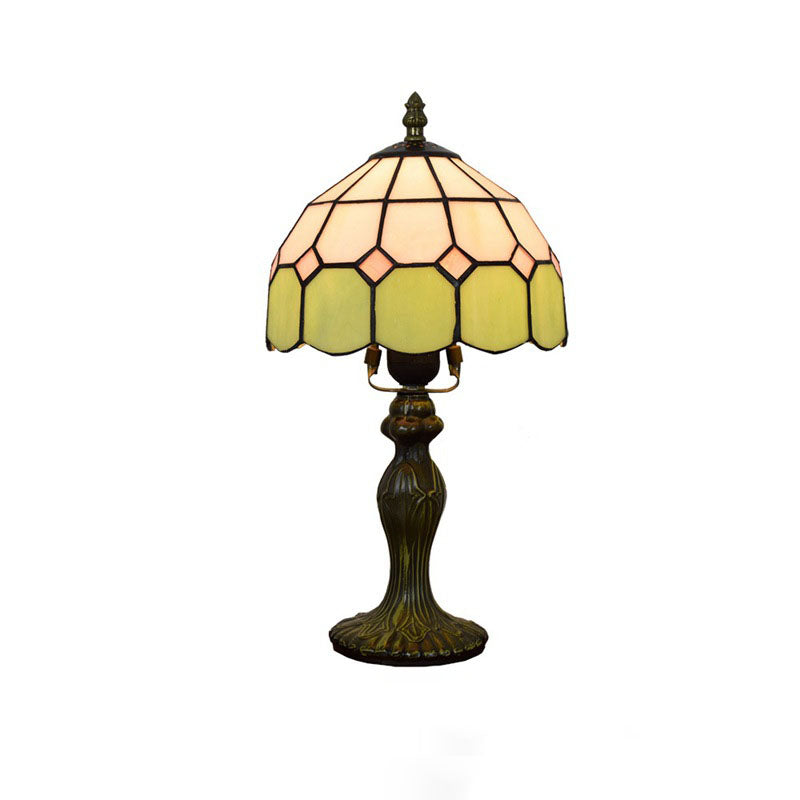Aluminum Alloy Glass Dome Table Lamp