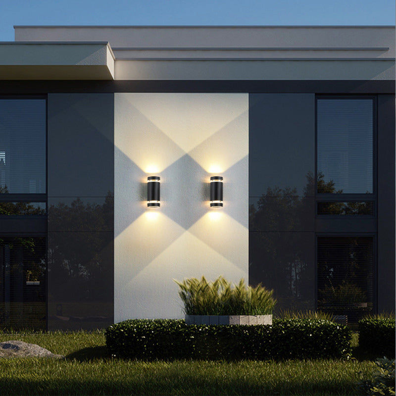 Aluminum Cylinder Up Down Outdoor Light
