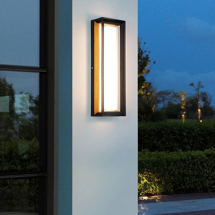 Aluminum Square PC Patio Outdoor Light