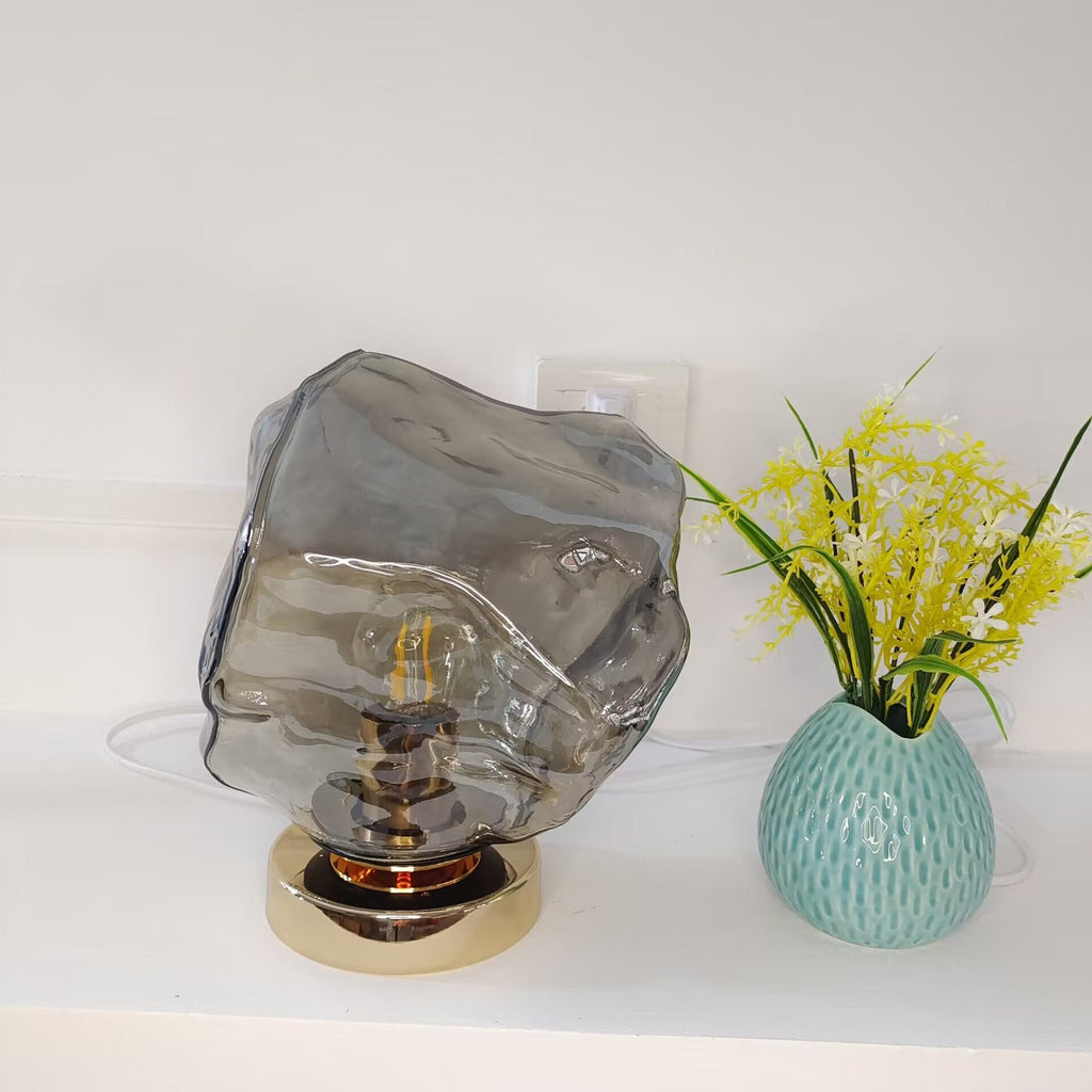 Glass Lava Design Bedroom Table Lamp