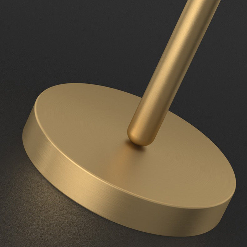 All Brass Fabric Table Lamp