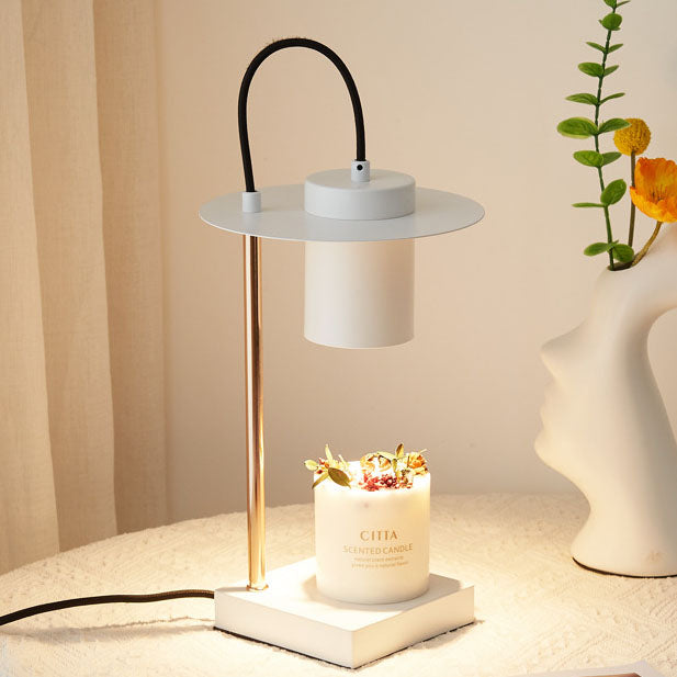 Wrought Iron Cylinder Melting Table Lamp