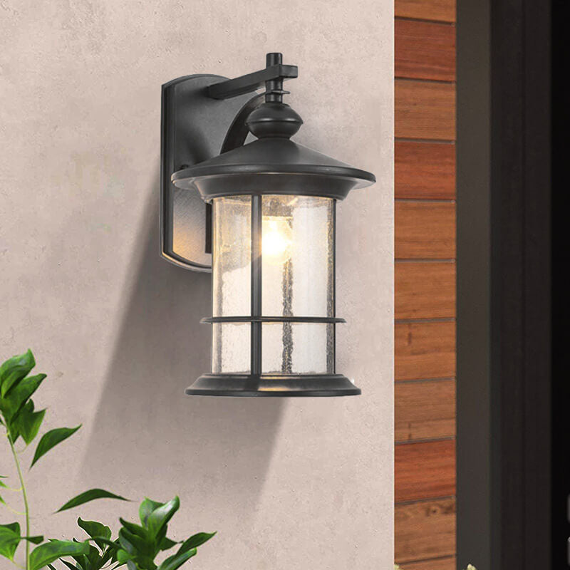 Bubble Glass Column Outdoor Light