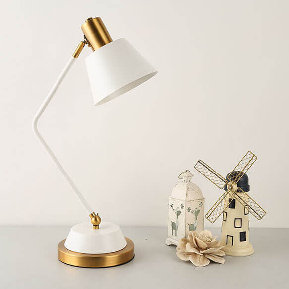 Cone Bend Arm Table Lamp