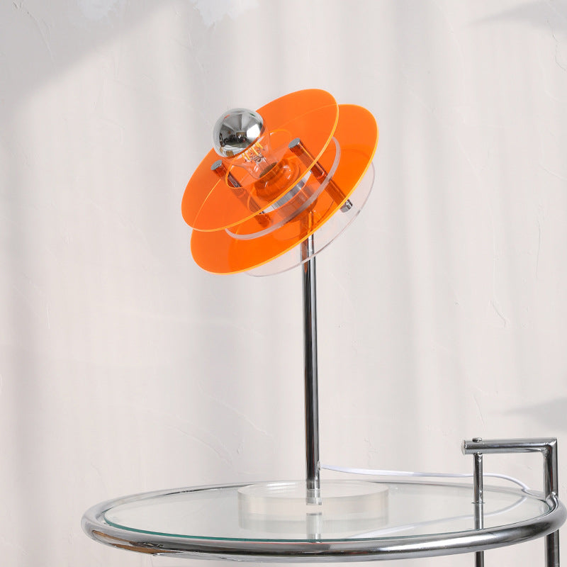 Acrylic Space Saucer Design Table Lamp