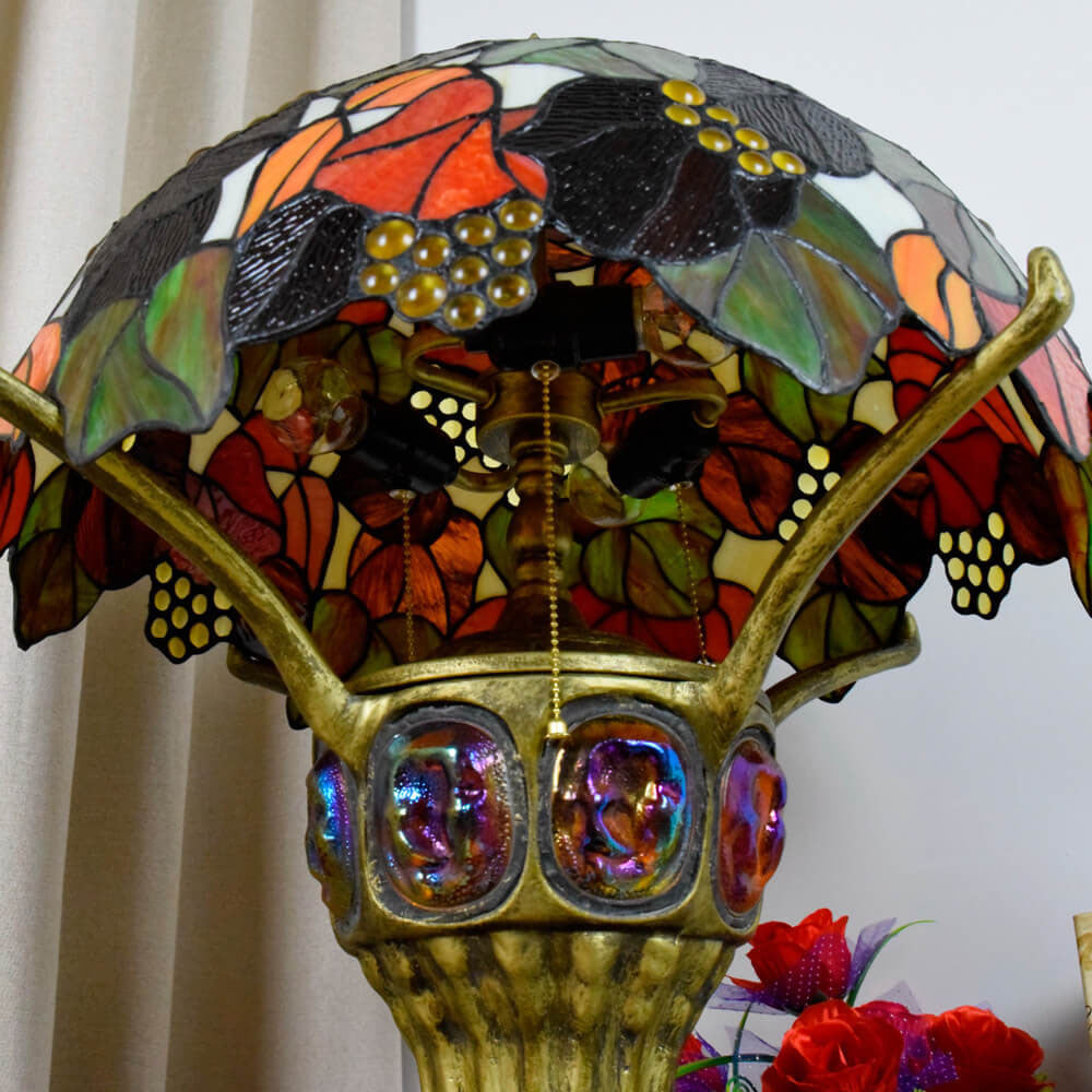 Zinc Alloy 4-Light Table Lamp