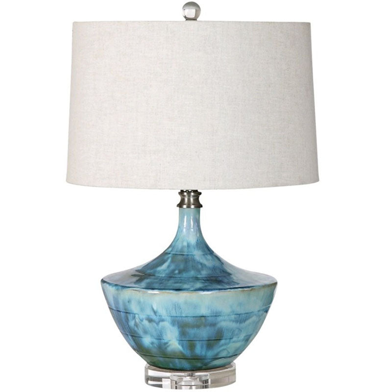 Fabric Ceramic Jar Study Table Lamp