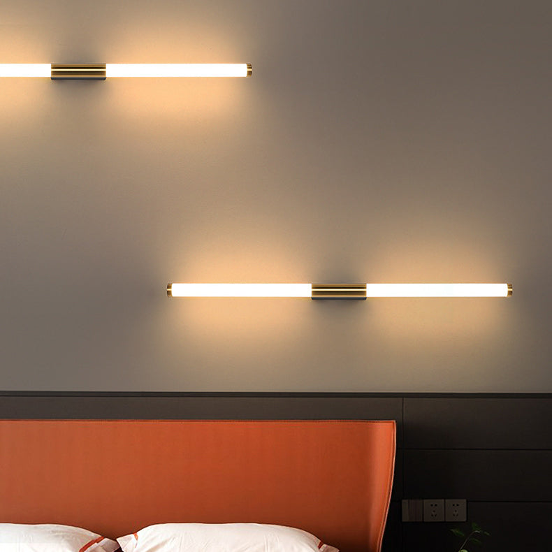 Long Cylinder Rectangle Iron Wall Lamp