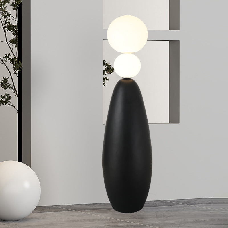 Gourd Shape Acrylic Resin Floor Lamp