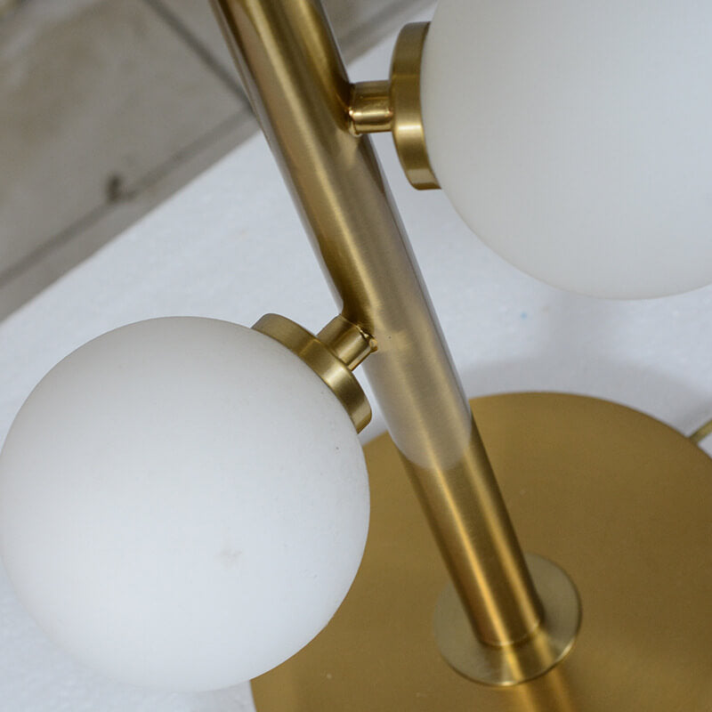 Magic Bean Glass Iron 3-Light Table Lamp