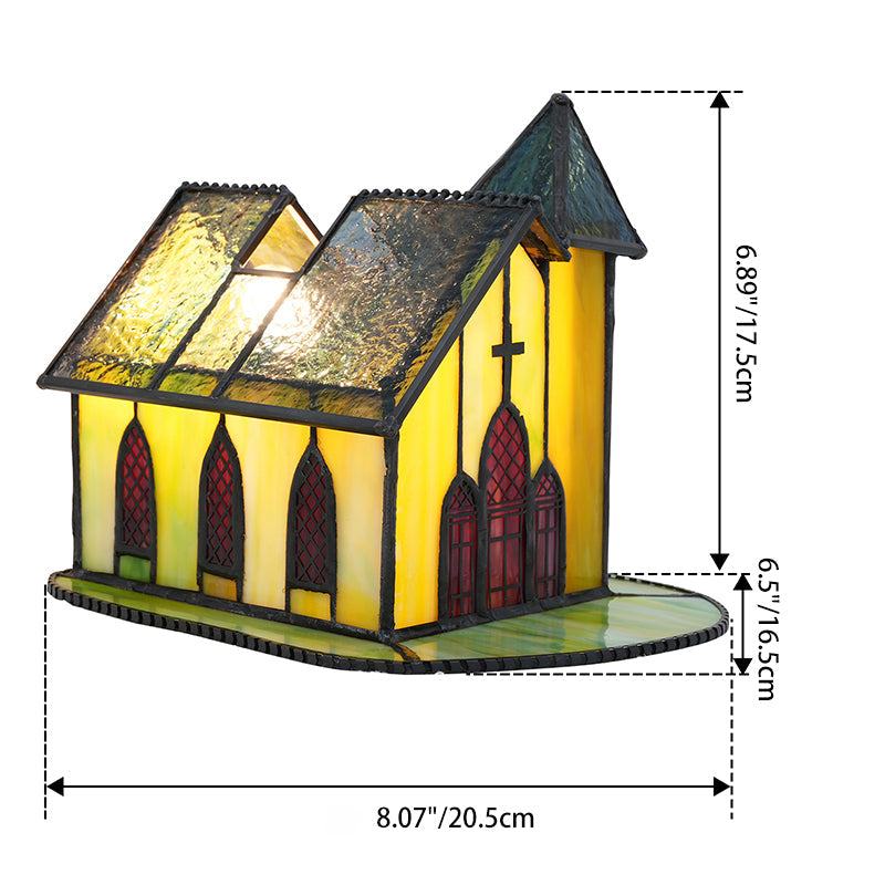 Glass House Chapel Night Table Lamp