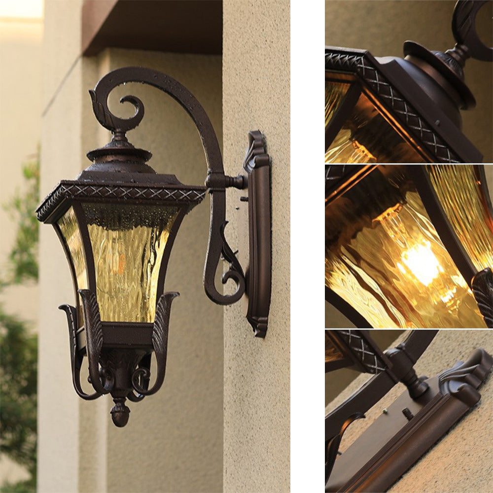 Aluminum Water-ripple Acrylic Patio Outdoor Light