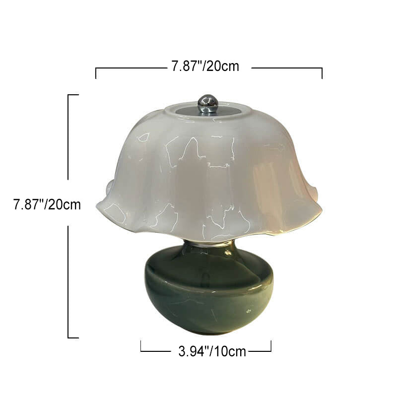 Decorative Floral Ceramic Table Lamp