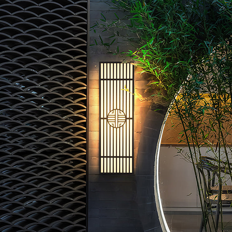 Rectangular Stainless Steel Plastic Outdoor Light