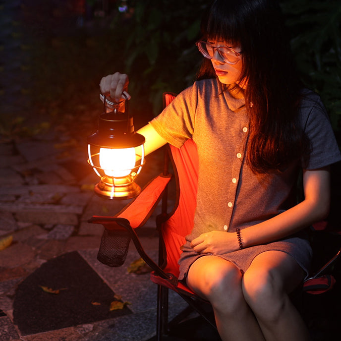 Farmhouse Rechargeable Iron Acrylic Table Lamp