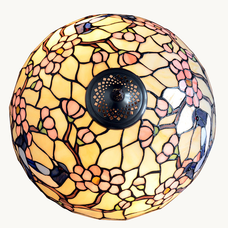Half Ball Magpie Plum 2-Light Table Lamp