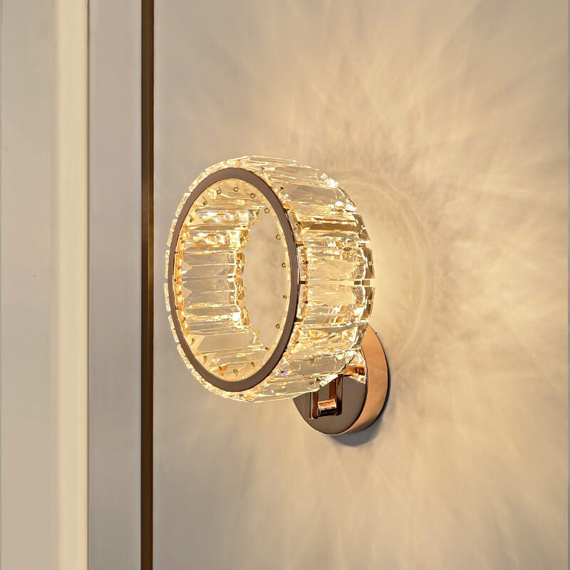 Crystal Ring Wall Lamp
