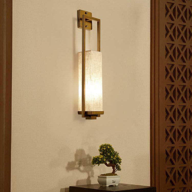 Classical Iron Cloth Wall Lamp