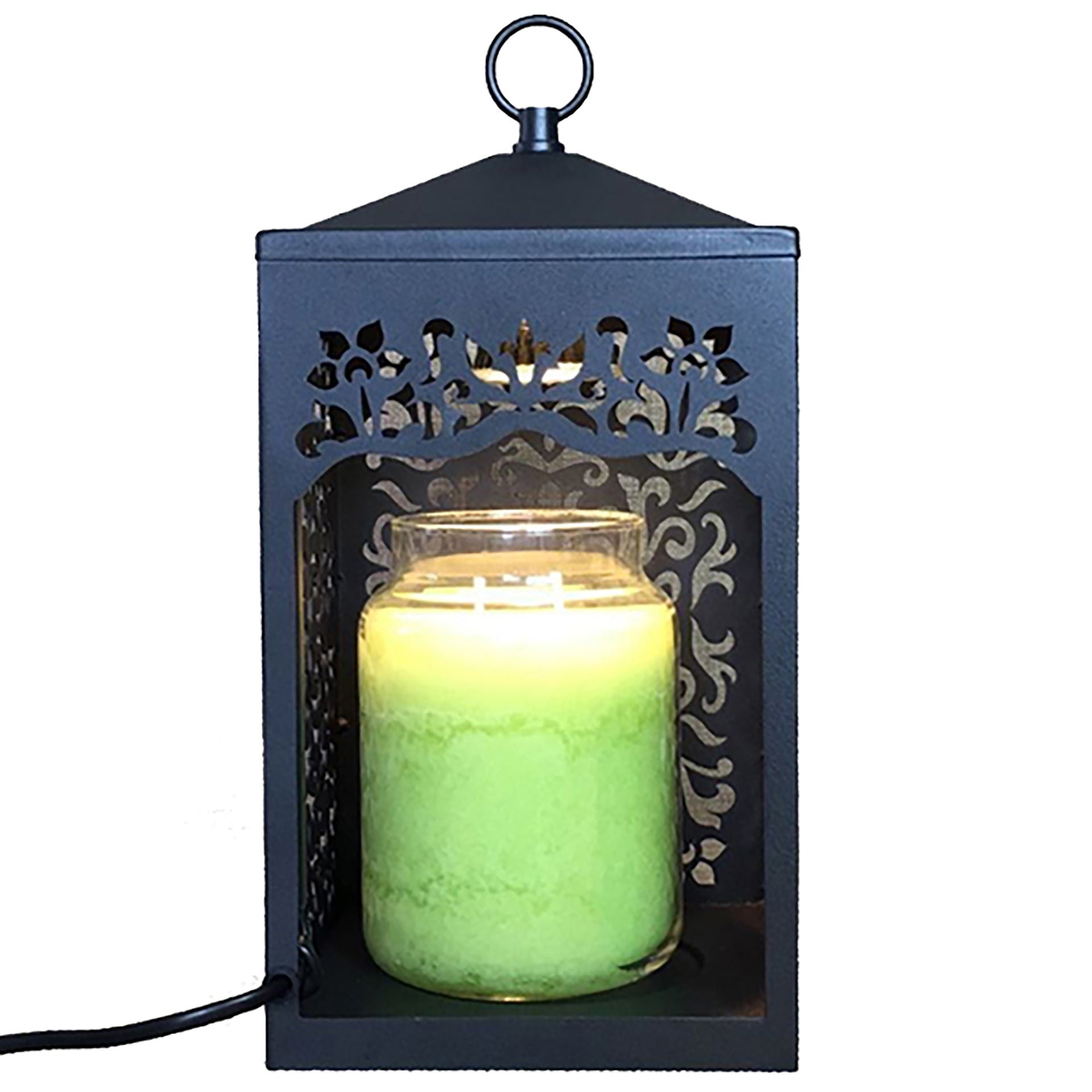 Metal Hollow Rectangle Melting Table Lamp