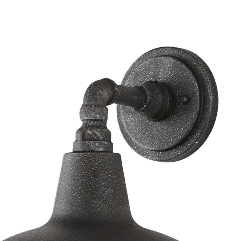 Frosted Texture Iron Patio Outdoor Light