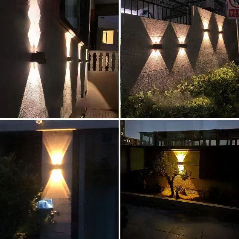 Trapezoidal ABS PMMA Patio Outdoor Light